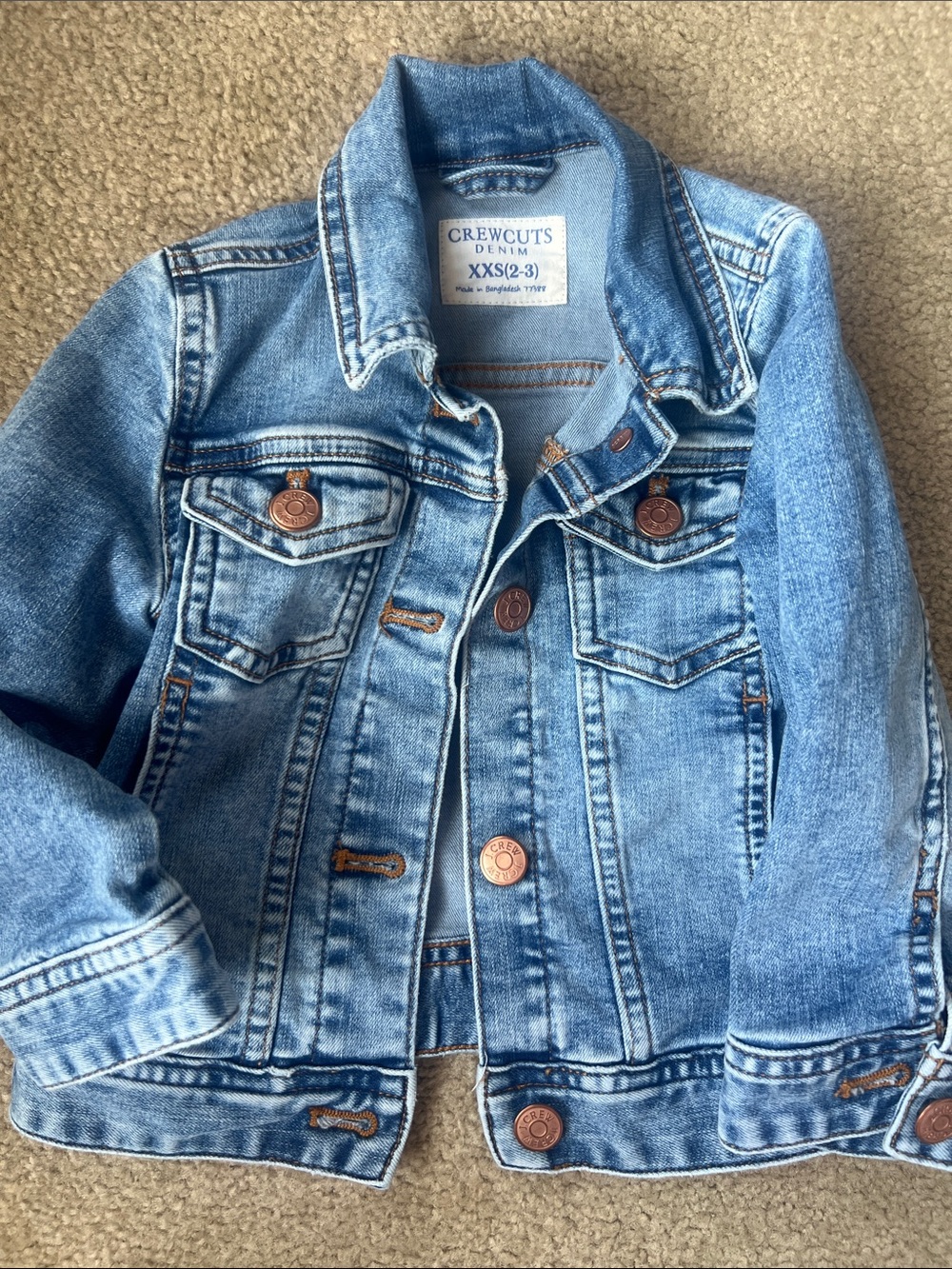 J. Crew Light Blue Denim Jean Jacket for Kids